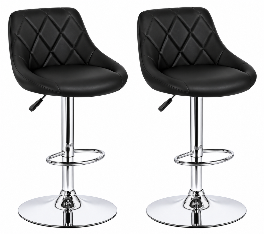 Tabouret de bar en simili cuir PU (Lot)