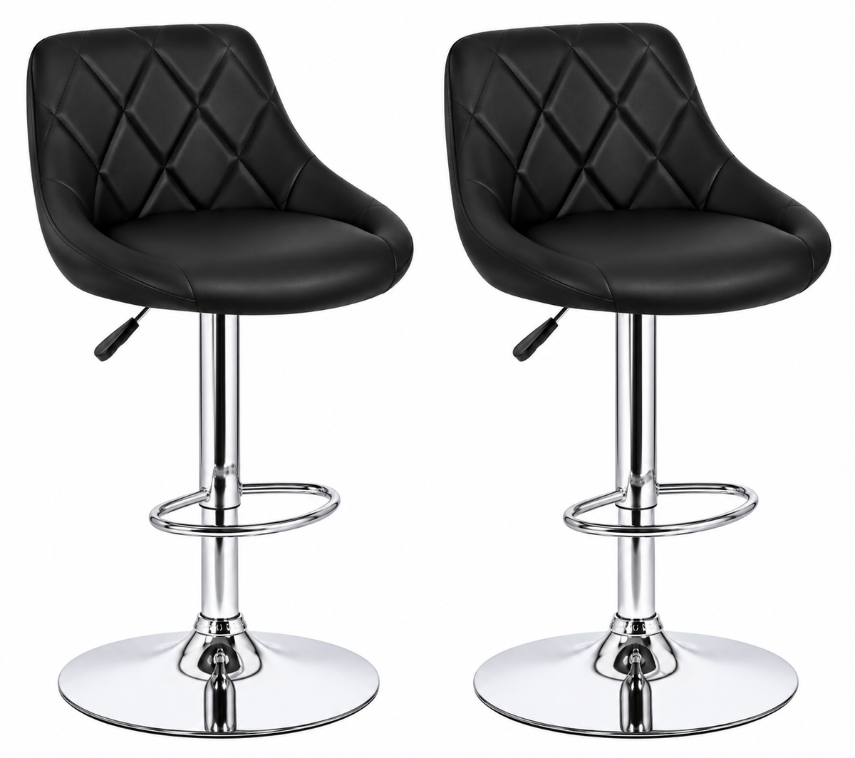 Tabouret de bar en simili cuir PU (Lot)