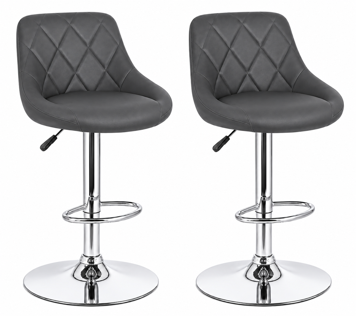 Tabouret de bar en simili cuir PU (Lot)