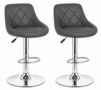 Tabouret de bar en simili cuir PU (Lot)