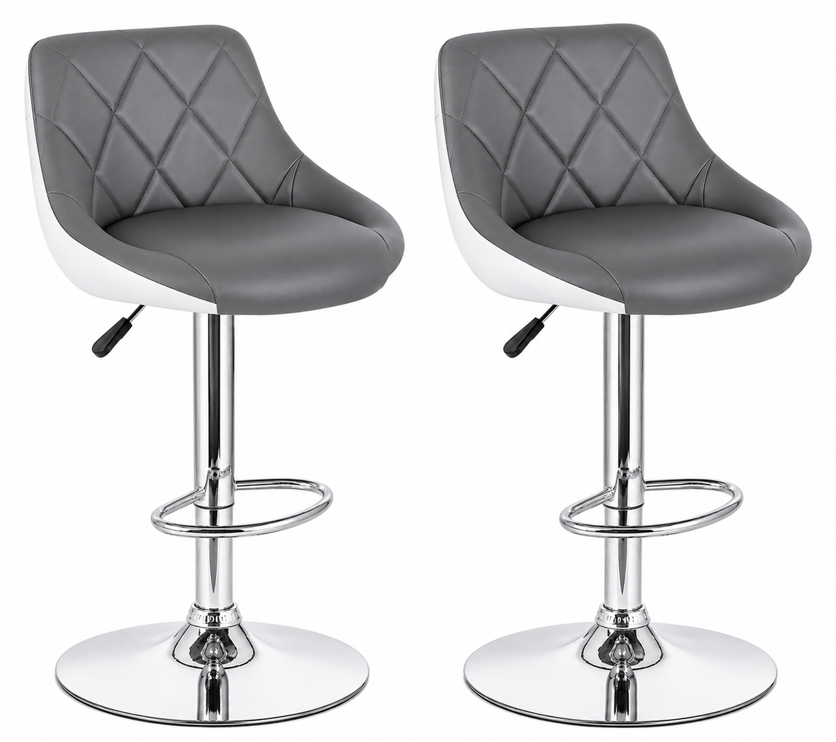 Tabouret de bar en simili cuir PU (Lot)